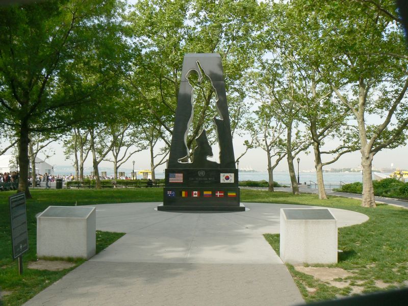 Battery Park: New York Korean War Veterans Memorial